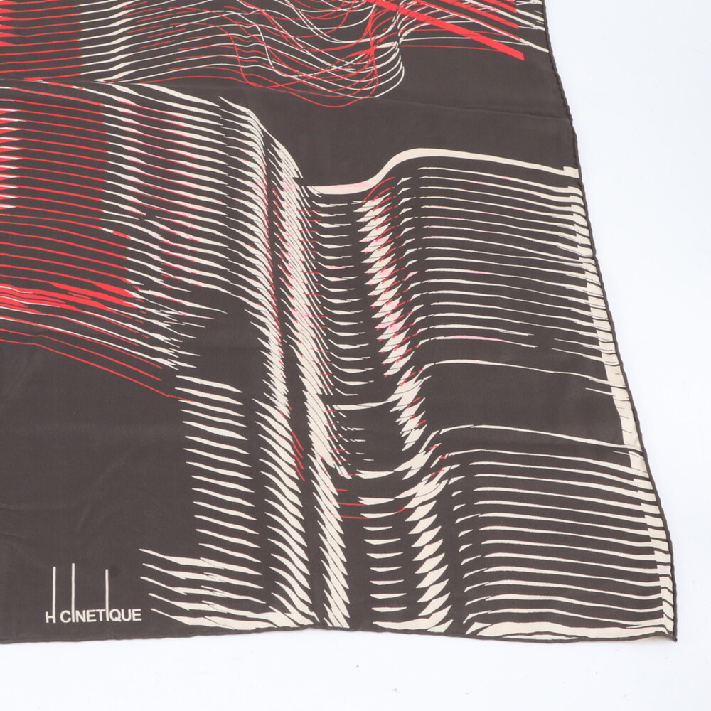 HERMES Brown Silk Scarf - Picture 5 of 9